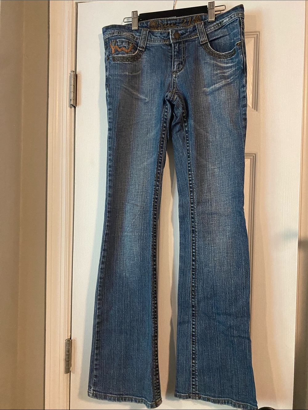 Rue21 Women's Blue Flared Jeans - Medium Wash
